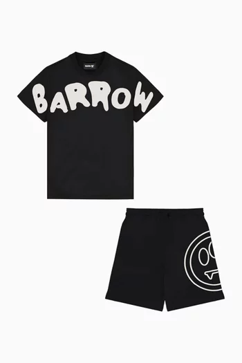Bear Logo T‑shirt & Shorts Set