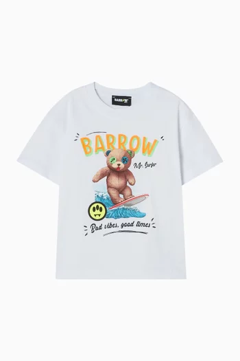 Graphic-print T-shirt in Cotton