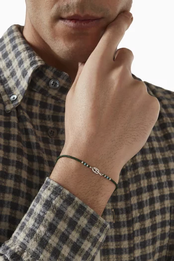 Avi Beaded Bracelet in Sterling Silver