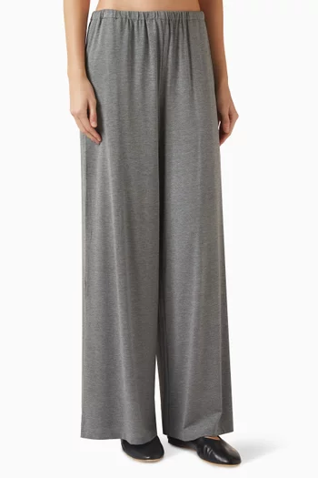 Wide-leg Pants in Jersey