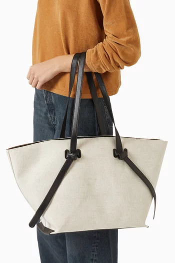 Pinch Tote Bag in Linen