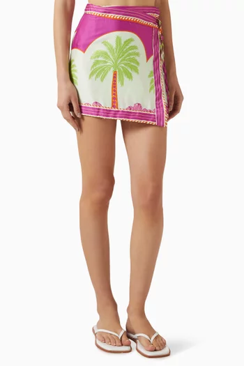 تنورة سيليستيا بتصميم ملفوف