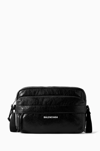 Explorer Camera Bag in Arena Lambskin
