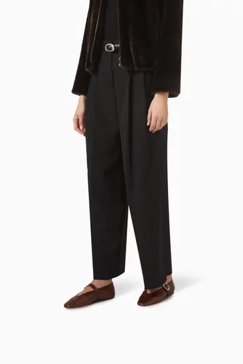 Stella Ballerina Flats in Leather