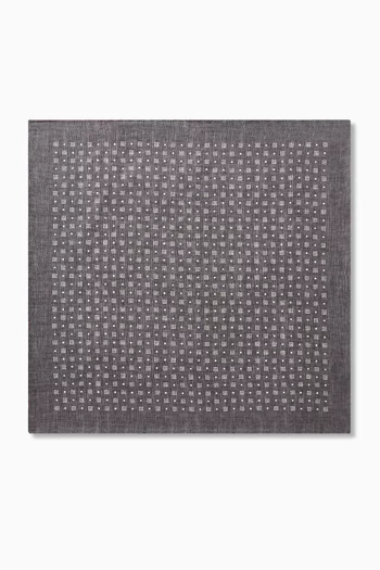 Pattern Pocket Square in Silk