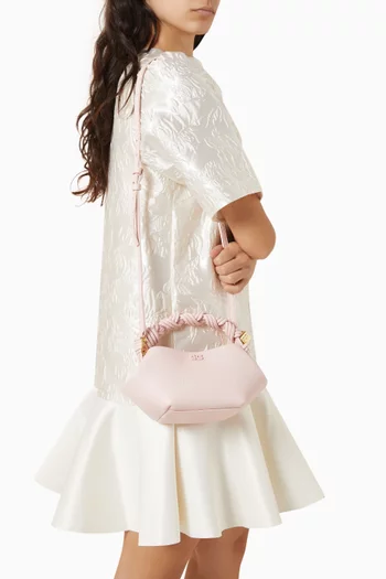 حقيبة بو ميني جلد معاد تدويره