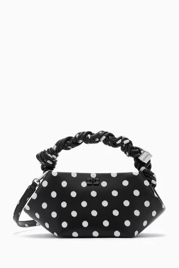 حقيبة بو ميني جلد معاد تدويره