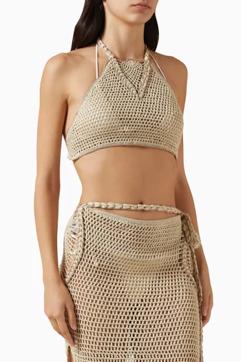 Dune Hand-crocheted Top