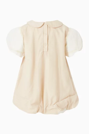 فستان هيلك بياقة بيتر بان 