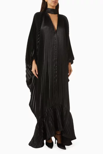 فستان سهرة امباير بطيّات