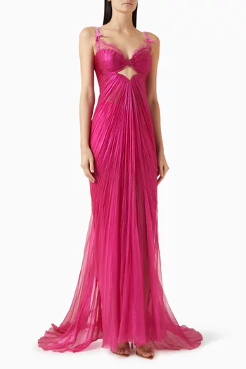 فستان سهرة كويانا إكس حرير موسلين