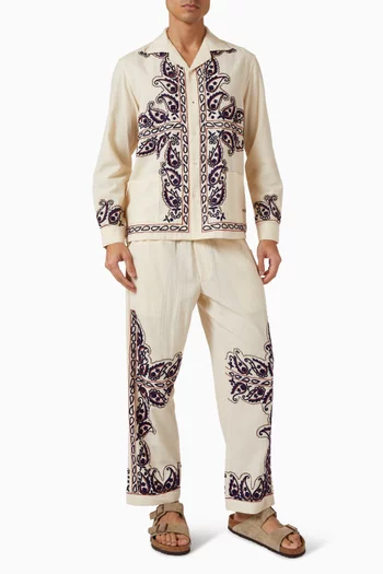 Memento Pant in Silk Noil