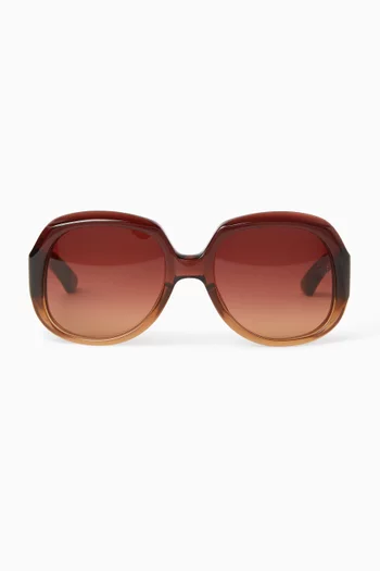 Ocean Child Round Sunglasses in Acetate
