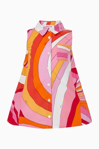 Printed Dress in Cotton