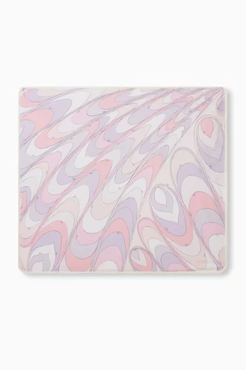 Abstract Print Jersey Blanket