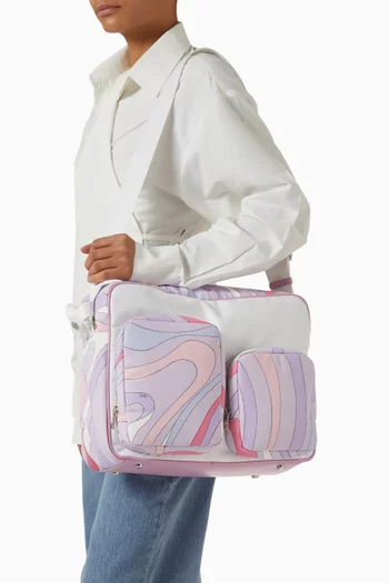 حقيبة مستلزمات أطفال بنقشة بوتشي