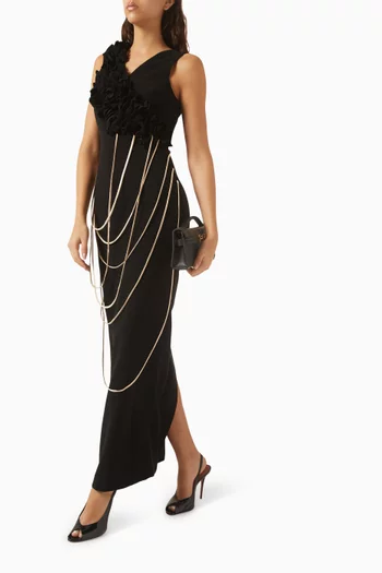 فستان أفينيون كريب