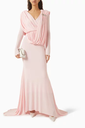 فستان سيليان بدرابيه جيرسيه