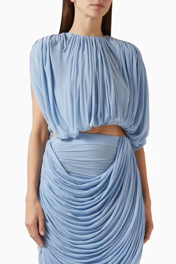 Draped Crop Top