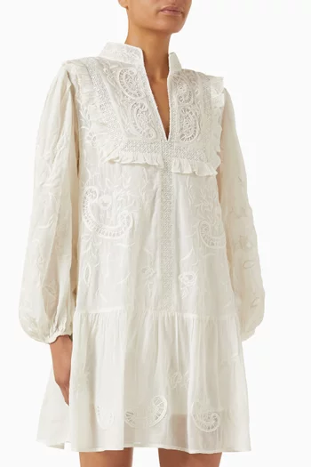 Chaskav Dress in Cotton Voile