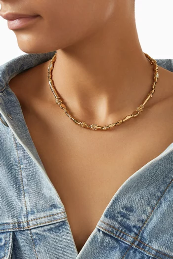 Kali Necklace in Gold-plated Metal