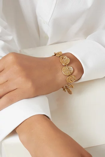 Eclipse Bracelet in Gold-plated Metal