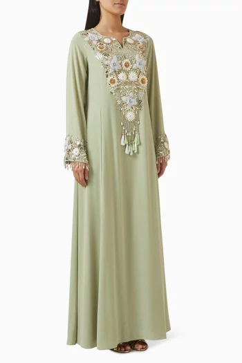 Natalya Embellished Kaftan in Crepe