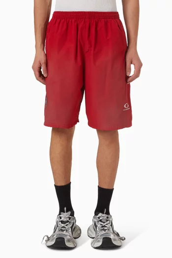 شورت أوت وير قطن بوبلين معالج