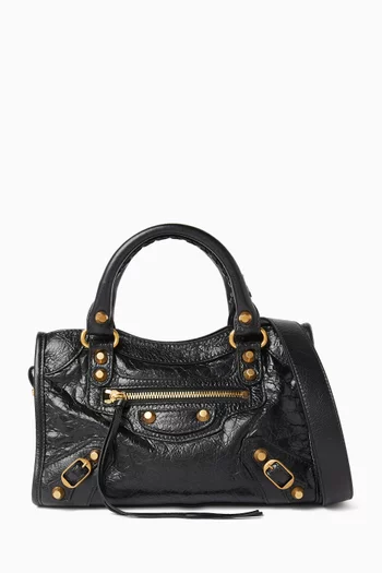 Mini Le City Bag in Arena Lambskin