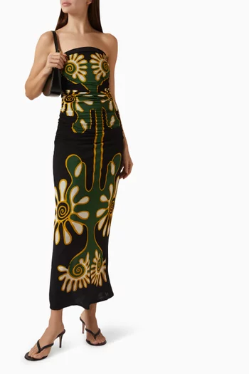 فستان دافني بكشكش