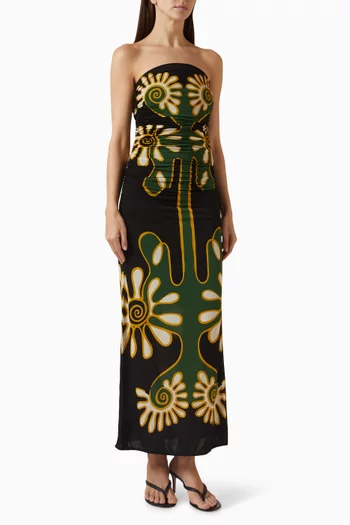 فستان دافني بكشكش