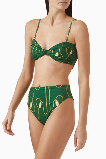 قطعة بيكيني سفلية لولو بخصر مرتفع