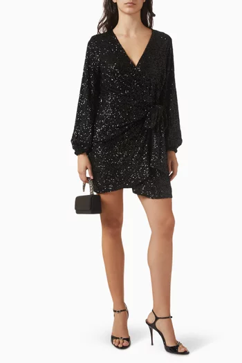 Vienna Sequin-embellished Mini Dress