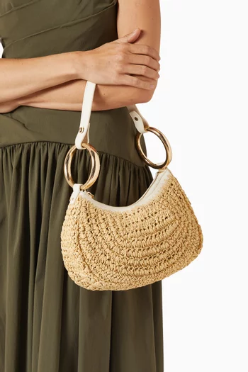 The Bangle Bag in Raffia
