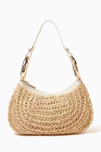 The Bangle Bag in Raffia
