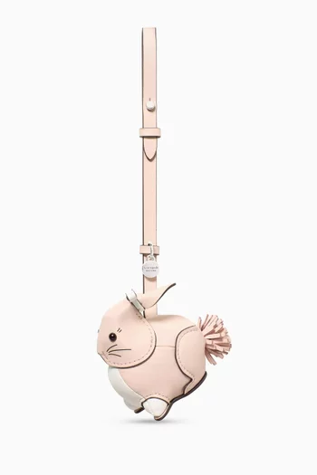 Charmed Pippa Rabbit Charm in Leather