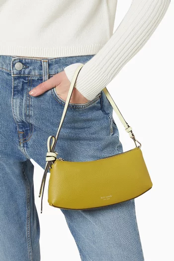 Loop Pochette Bag in Pebbled Leather