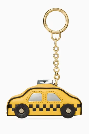 Charmed On A Roll Taxi Bag Charm in Leather