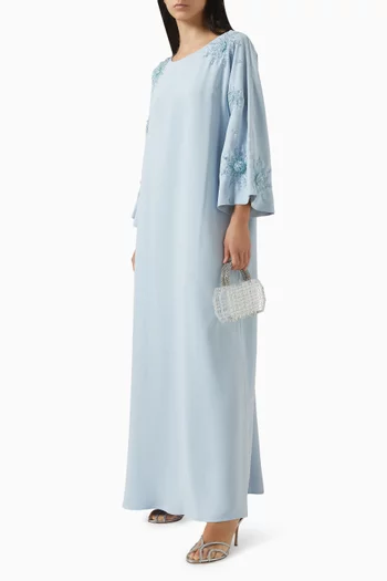 قفطان مطرز كريب