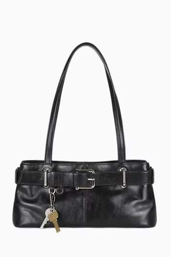 Mini Brocle Shoulder Bag in Leather