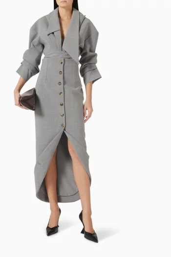 Tailored Skirt in Wool Blend