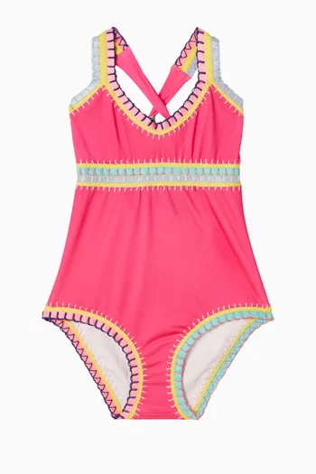 Saidei Dreamy Rainbow One-piece Swimsuit