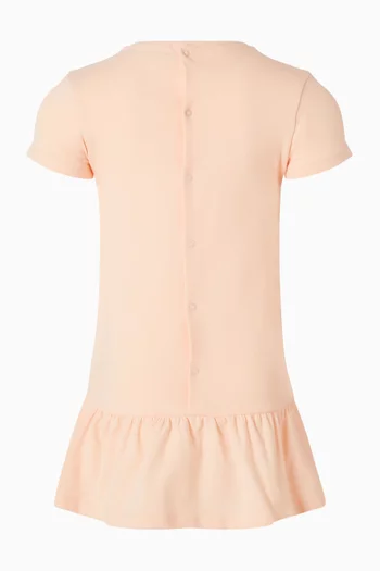 Floral T-shirt Dress in Cotton