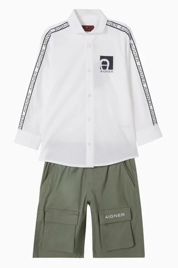 Cargo Shorts in Cotton-twill
