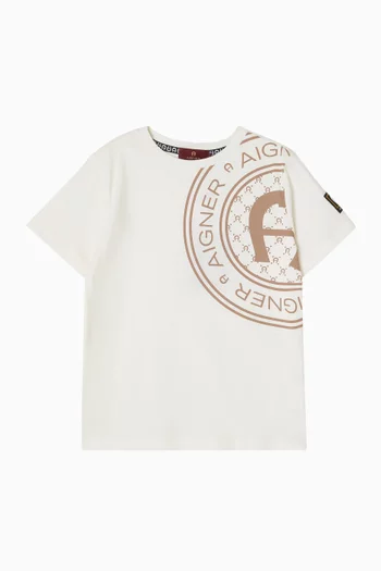 Logo-print T-shirt in Cotton