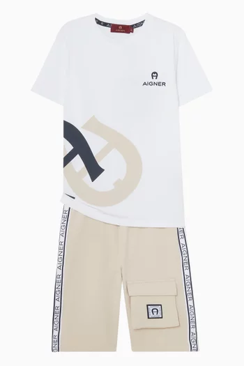 Logo-trim Sweatshorts