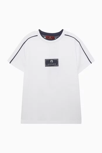 Logo-print T-shirt in Cotton