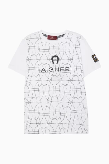 Logo-print T-shirt in Cotton