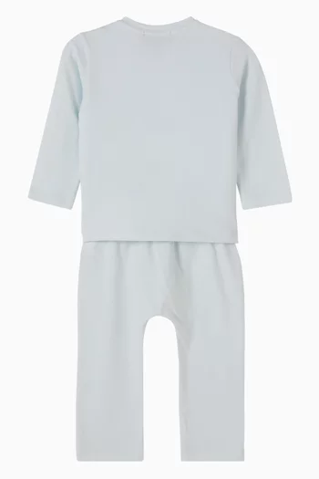 Sweatshirt & Sweatpants Set in Cotton