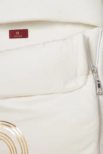 كيس نوم للرضع بشعار الماركة قطن بيما